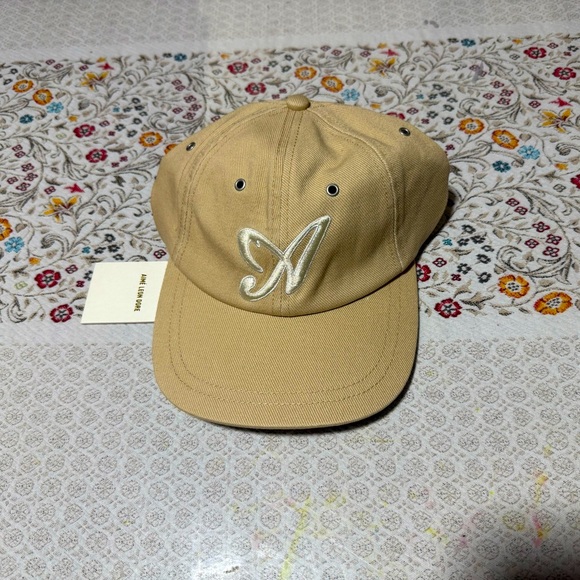 Aime Leon Dore Washed “A” Logo Hat in “Stone” Cap Adjustable Strap Queens NYC